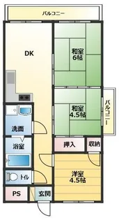 加東市家原 RCマンション【3階】の間取り