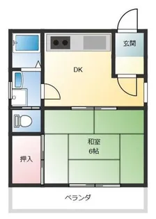 兵庫県神崎郡神河町加納【マンション】の間取り