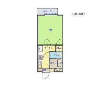 オーシャン六ツ門【4階】の間取り