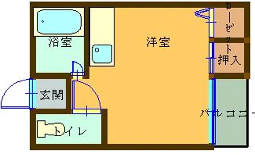 モアセゾンⅡ【2階】の間取り