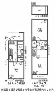 セザンヌ神野新田2【131号室】の間取り
