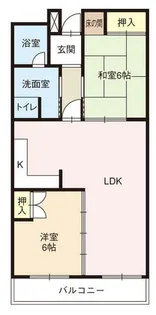 レノン【203号室】の間取り