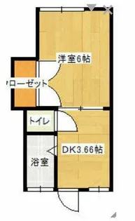 アティック【105号室】の間取り