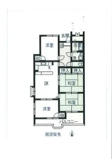 レジデンス東田【301号室】の間取り