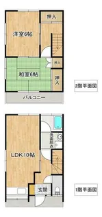 メゾンドABE【A号室】の間取り