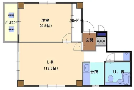 兵庫県姫路市大野町【マンション】の間取り