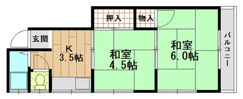 李文化【1階】の間取り