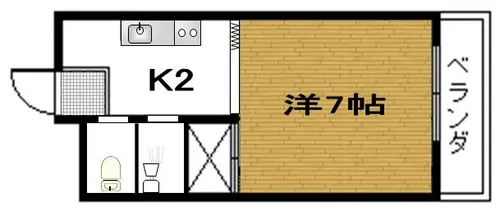 ハイムユアーズ【4階】の間取り