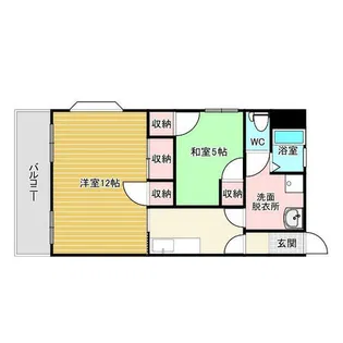 グラシアス砂津【7階】の間取り