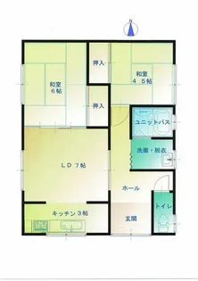 小林ハイツD【2階】の間取り