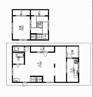 兵庫県尼崎市西難波町3丁目【一戸建】の間取り