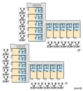 大阪府堺市中区新家町【アパート】の間取り