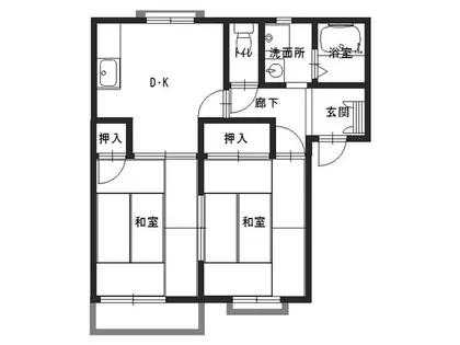 グランデージ東吹【2階】の間取り