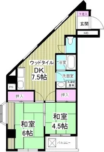 ORYZA東寺【3階】の間取り