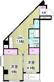 ORYZA東寺【3階】の間取り