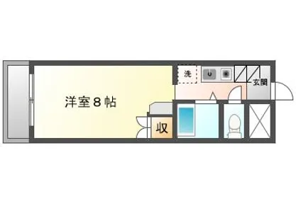 ル・メイヤー折尾【8階】の間取り