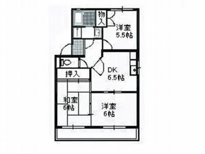 ヴェルデ・ジャルディーノ A棟【2階】の間取り