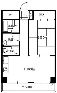 山科ハイツ【2階】の間取り