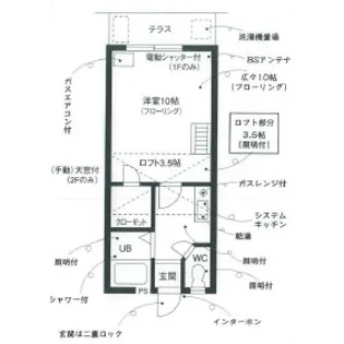 セザンヌ新栄2【2階】の間取り