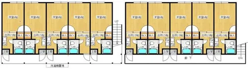 大川瀬一棟貸し【1階】の間取り