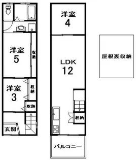 京都府京都市南区久世上久世町【一戸建】の間取り