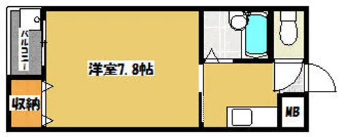 エストゥディオ【2階】の間取り