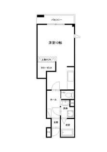 ハイステージ桜【B105号室】の間取り