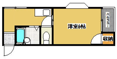 プレアール古川橋Ⅱ【1階】の間取り