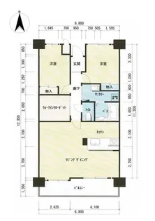 大阪府阪南市黒田【マンション】の間取り