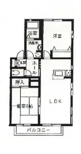 福岡県糟屋郡志免町田富4丁目【アパート】の間取り