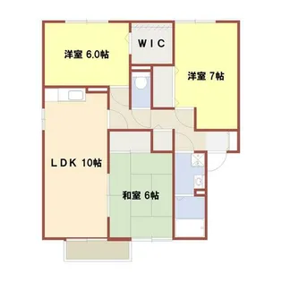 セジュールヒルトップ【2階】の間取り