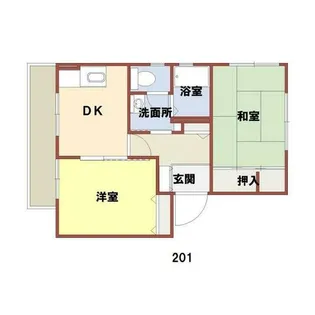 プラチナコート横尾【2階】の間取り