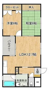 メゾンカトレア【302号室】の間取り