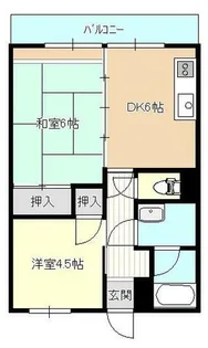 京都府舞鶴市溝尻町【マンション】の間取り