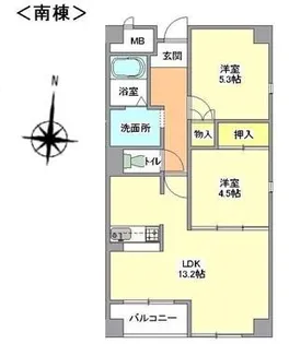 セントポーリアⅡ【5階】の間取り