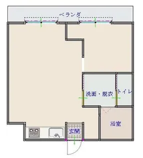 川端ビル【202号室】の間取り