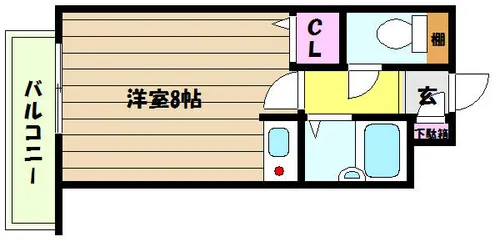 兵庫県神戸市東灘区御影中町8丁目【マンション】の間取り
