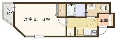 ザ・シティ大今里【1階】の間取り