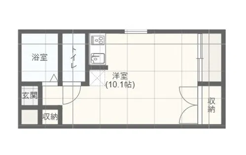 フォレスト鳥飼【807号室】の間取り