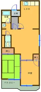 清里ハイツ【3C号室】の間取り