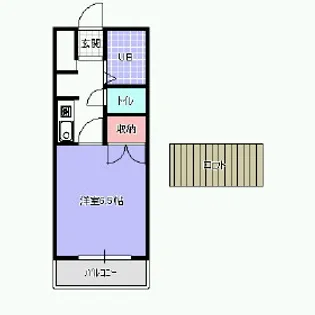 カミーリア【101号室】の間取り