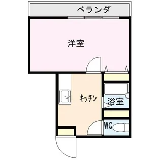 サンテュール【1-3号室】の間取り