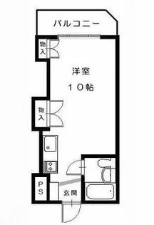 ホワイトヒルハウス【137号室】の間取り