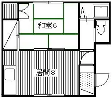 北海道札幌市豊平区月寒西一条11丁目【アパート】の間取り