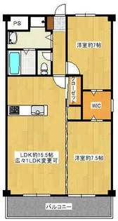 シーサイドアベニュー古賀【101号室】の間取り