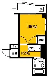 ツインズマンション馬堀【2階】の間取り