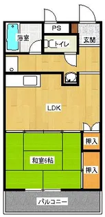 エクセル山本【2階】の間取り