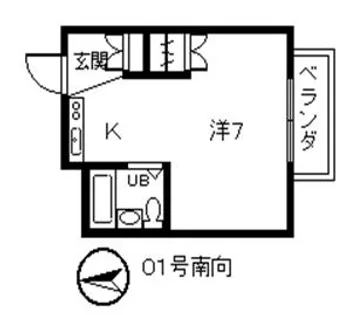 マンション稲垣【2階】の間取り