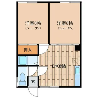 つかさマンション【1階】の間取り