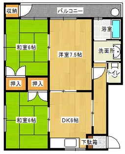 まさや庄司町ビル【2階】の間取り